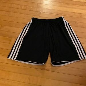 Adidas women’s small black and white climacool shorts